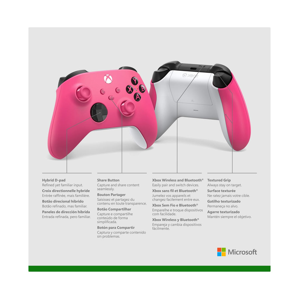 Xbox Wireless Gaming Controller | Deep Pink