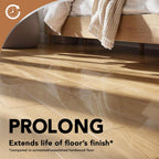 Weiman Hardwood Floor Cleaner and Polish Restorer Combo - 2 Pack - High-Traffic Hardwood Floor, Natural Shine, Removes Scratches, Leaves Protective Layer