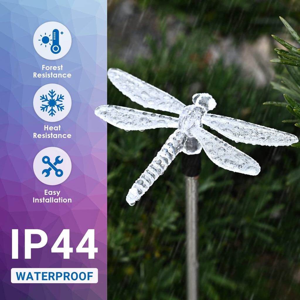 SOLPEX Solar Garden Lights Decor Butterfly Path Lights Outdoor Decorations
