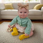BABESIDE Reborn Baby Dolls, 20Inch Cute Soft Vinyl Realistic-Newborn Baby Doll Poseable Real Life Lifelike Baby Dolls w/Doll Accessories for 3+ Year Old Girls