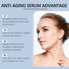 OLAVITA Liquid Solution Anti Aging Serum with Vitamin C, Supports Skin Elasticity & Collagen, Helps Improve the Look of Fine Lines and Wrinkles, 2Pcs