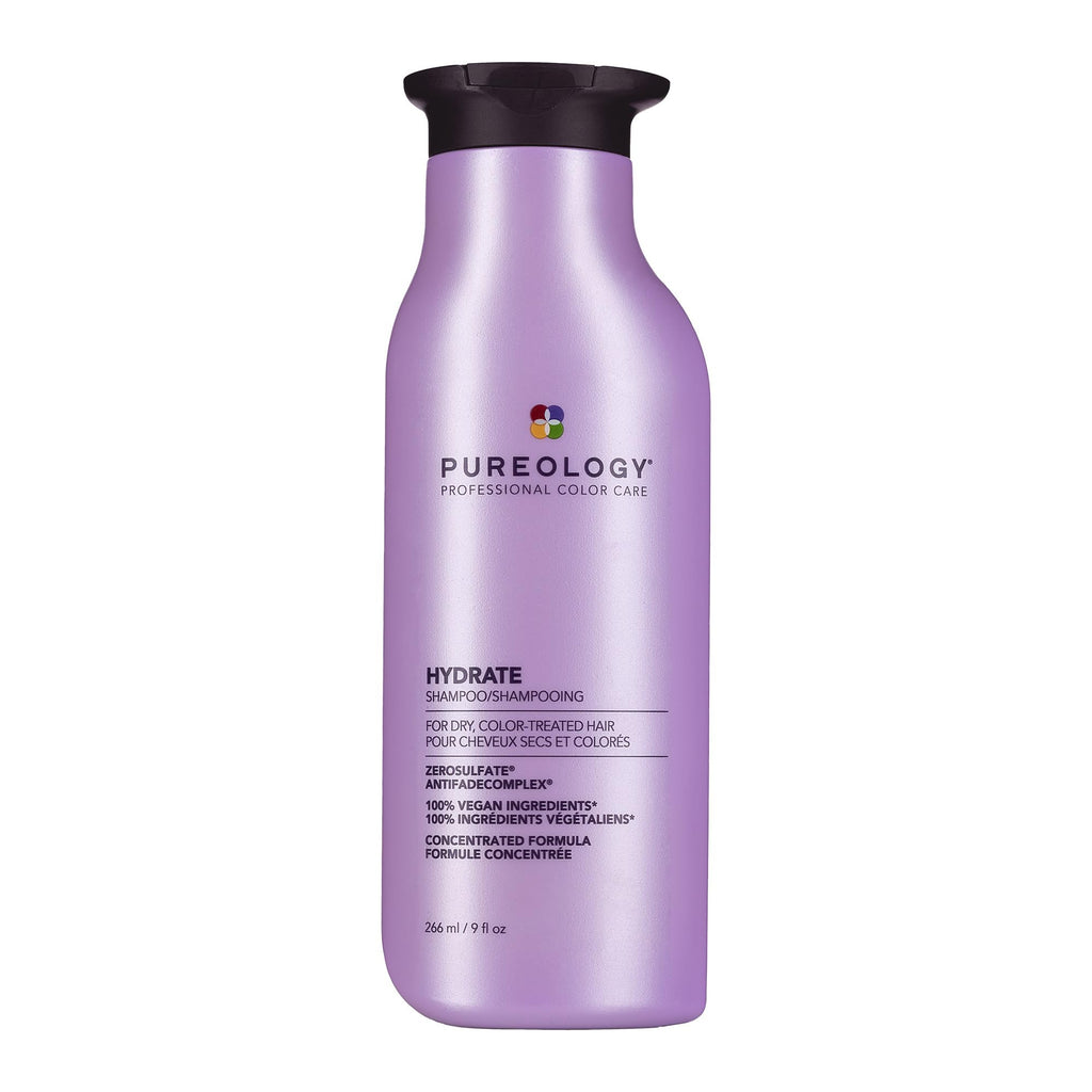 Pureology Hydrate Shampoo – Moisturizes & Nourishes Dry Hair, Sulfate-Free