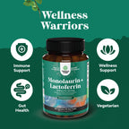 High Strength Lactoferrin & Monolaurin Supplement - Microbiome Digestive Health Immune Support Supplement - 250mg Lactoferrin and Monolaurin 1000mg Capsules - Vegetarian 180 Count (Pack of 1)