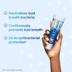 Crest Toothpaste Clean Breath Smooth Mint 3.3oz Pack of 3 – Neutralizes Bad Breath, Antibacterial Protection, Fights Cavities, Freshens Breath, Gently Whitens