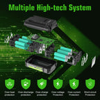 2Pack Upgraded to 8000mAh Replacement for Ryobi 40V Battery and Charger OP401 Combo, Compatible with Ryobi 40Volt Battery Lithium ion OP40261 OP40404 OP4050A OP40602 OP4075A Cordless Tools