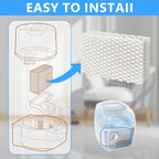 8 Pack Wf813 Eqwf813 Humidifier Filters Compatible with Equate Eqwf813 Eq-2119-Ul Relion RCM-832 RCM-832N ProCare PCCM-832N Cool Mist Humidifier Replacement Filter, White