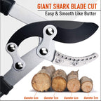 Jardineer Ratchet Anvil Loppers, Heavy Duty Tree Branch Cutters with 2" Cutting Capacity, Labor-Saving Garden Loppers with Additional SK5 Spare Blade for Yard, Orchard & Thick Shrub Trimming