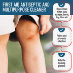 Epic Medical Supply 3% Hydrogen Peroxide - First Aid Antiseptic & Multipurpose Cleaner - Topical Wash for Cuts, Scrapes and Minor Cuts - H2O2 Hydrogen Peroxide 3 Percent USP Solution (1 Gallon)