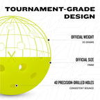 Franklin Sports x-40 Performance Outdoor Pickleballs - Usapa Approved (12 Pack)