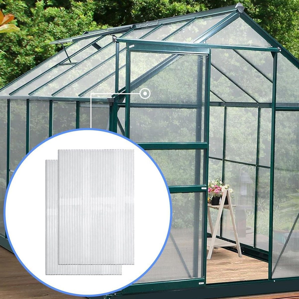 DGSL Polycarbonate Greenhouse Panels, 14 Pcs 4'x 2'x 0.16''Twin-Wall Sheets