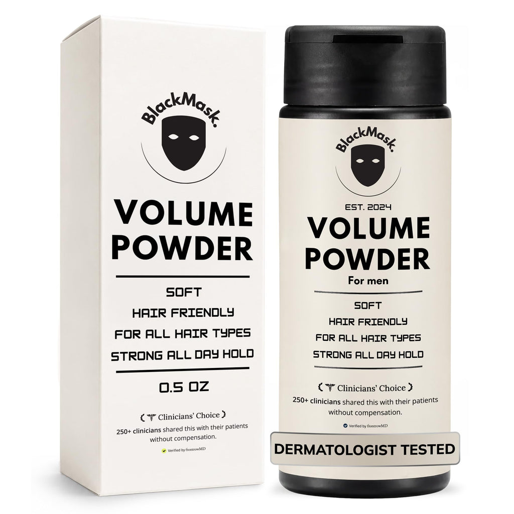 BlackMask Instant Hair Texture Powder for Men, Strong All-Day Hold, 1 Pack