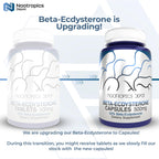 Nootropics Depot Beta Ecdysterone/20-Hydroxyecdysone 50% Capsules | 500mg | Cyanotis Arachnoidea Extract | Phytoecdysteroid | 30 Count