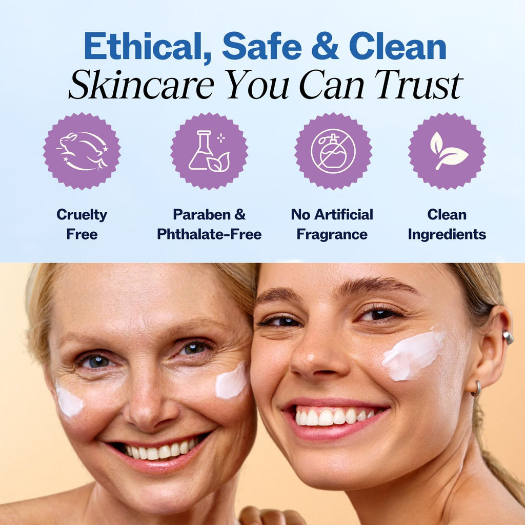 LilyAna Naturals Anti Aging Retinol Face Cream for Women – Wrinkle & Neck Cream for Firming, Retinol Moisturizer for Face with Hyaluronic Acid, Hydrating Night Cream for Fine Lines, Collagen Boost