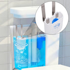 moonoom 2Pcs Toilet Tank Cleaning Tablet Holder,3.7'' x 2.9'' x 0.7'' Toilet Tank Bleach Tablet Bracket, Hanging Toilets Bowl Cleaner Carrier for Preventing Dissolved Residue From Polluting Water Tank