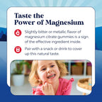 Kids Magnesium Gummies - Calm Relaxing Mg Citrate Supplement with Raspberry Flavor - Calm Magnesium Supplement for Nerve Health Muscles & Healthy Heart Support - Mag Citrate Gummies - 90 Count