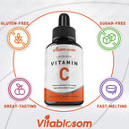 Vitablosom Liposomal Vitamin C 2000mg Liquid for Adults, High Absorption VIT C, Maximize Vitamin C, Immune System & Antioxidant Support, 60ML (2 Bottle)