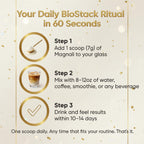 Magnali Fuel | Longevity Daily Blend, Wellness Powder with Collagen Peptides, Lion’s Mane, Inulin, Probiotics, B Vitamins, Vitamin C, Zinc, Magnesium & Biotin for Energy, Focus, Skin & Gut Support
