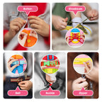 HumorPlay Busy Board Montessori Toys for Toddler Girl Gifts, Sensory Educational Busy Book for Toddlers, Christmas Birthday Gift for Toddler Girl Toys
