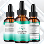 (2 Pack) Echo Free Drops, Official Echo free Ear Health Support Liquid Supplement with All Natural Proven Ingedinets, Echo Free Max Strength Plant Based Hearing Support for Ringing Ears (60 Servings)