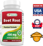 Best Naturals Beet Root Powder 500 mg 180 Capsules (180 Count (Pack of 2))