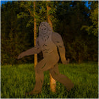 SRDJXY 7.4ft Bigfoot Outdoor Decor Metal Big Foot Sasquatch Gifts for Men Women Dad Bigfoot Silhouette Statues for Garden, Outside, Yard Art, Patio, Yard Display, Forests, Lawn Decorations