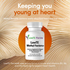 LowTE Florida Methyl Factors + - 60 Capsules I B Vitamins, Folate & Riboflavin for Normal Heart, Liver & Brain Function*, Energizing & Mood Boosting Supplement