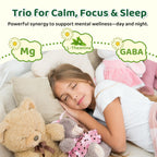 Liposomal GABA L-Theanine Drops for Kids - Liquid GABA Supplement with Magnesium, Chamomile, Lemon Balm & Vitamin B6 - Support Relaxation, Focus & Stress Relief for Kids & Adults - Pineapple Flavor