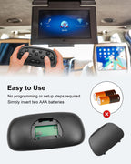 Video Remote Control Fits for GMC Yukon Sierra Chevrolet Tahoe Suburban Silverado Cadillac SRX Escalade ESV 2015-2021, DVD Player Remote Control Replace 84012998 23432163