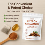 LIRAE Ceylon Cinnamon - Soft Gels 7200mg Equivalent with Mct Oil, Non-GMO, Gluten Free, Highly Bioavailable & Easy to Swallow - 300 Softgels (1)
