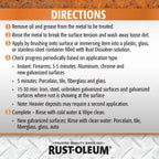 Rust-Oleum Rust Dissolver Soak & Bath | Heavy-Duty Corrosion Remover for Metal Tools, Cars, Bikes, Grills, Bolts, Firearms & More | Gallon