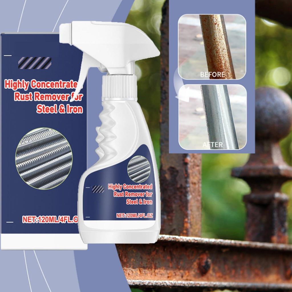 Verdraor Rust Remover, Rust Removal Heavy Duty for Metal, Highly Concentrated Steel Remover, Removedor de Spray for Metal, Tools, Stainless Steel, Automotive Parts, Fast Acting Rust (2pcs)