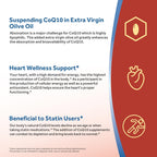 Doctor's Recipes CoQ10 200mg Per Serving, High Absorption Coenzyme Q10 Supplement with Olive Oil, Heart & Vascular Health, Energy Production & Antioxidant Support, 2 Month Supply, 120 Softgels