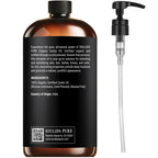 SOULSPA PURE Organic Castor Oil Glass Bottle for Hair Growth Face Scalp Skin USDA Certified 100% Pure Castor Oil Organic Glass Bottle