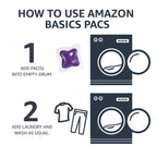 Amazon Basics Laundry Detergent Pods, 120 Pacs for 120 Medium Loads, Lavender Scent, (Previously Solimo) (Pack of 2)