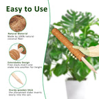 Moss Pole, 4 Pack 17Inch Monstera Plant Support for Climbing Plants Accessories Indoor -Stackable Moss Poles Plant Support Stakes -Coir Plant Pole Sticks for Potted Plants -Pothos, Tall Plant Trellis