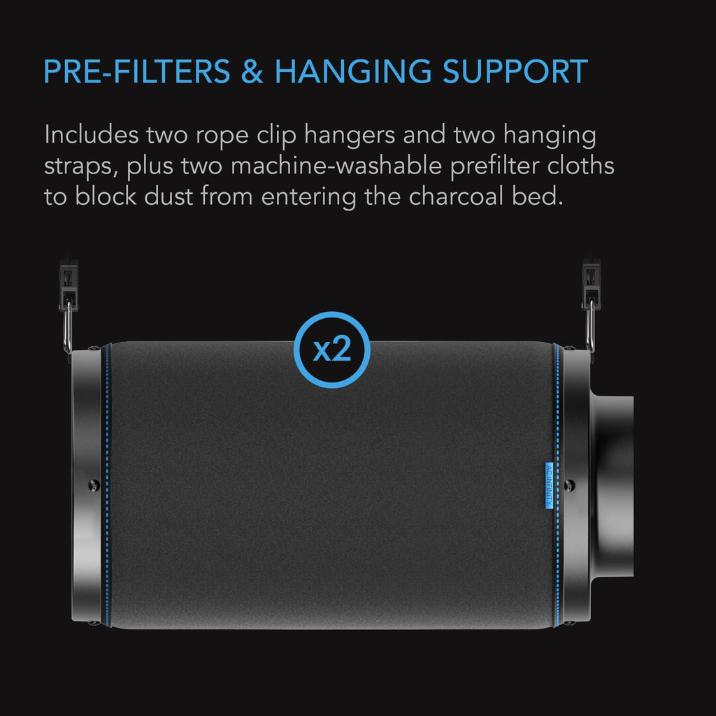 AC Infinity Air Carbon Filter 100mm with Premium Australian Virgin