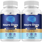 Neuro Sharp Supplement Capsules – Neuro Sharp Natural Blend Formula Focus Memory Support and Reviews (2 Pack – 120 Capsules)