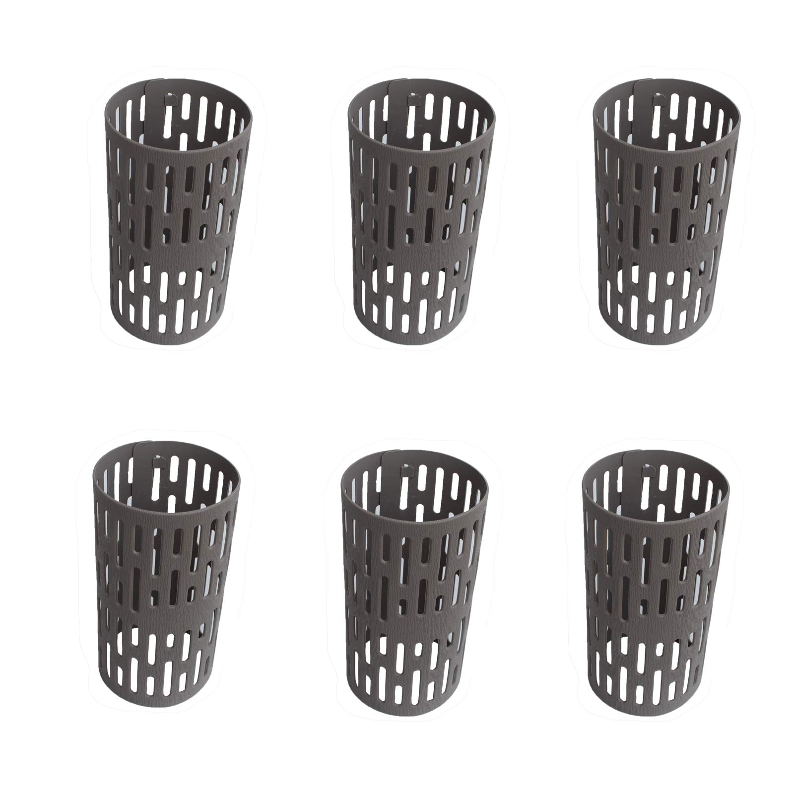 Plastic Tree Trunk Protectors, Nursery Mesh Bark Guard - 6 Pack