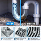 3PCS 2026 New Multi-functional Wild Tornado Pipe Dredge,Powerful Sink Cleaner Powder Fast Foaming for Kitchen Toilet Pipeline Quick Cleaning Tool