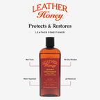 Leather Honey Leather Conditioner, Since 1968. for All Leather Items Including Auto, Furniture, Shoes, Purses and Tack. Non-Toxic and Made in the USA / 8 Fl Oz (Pack of 1)