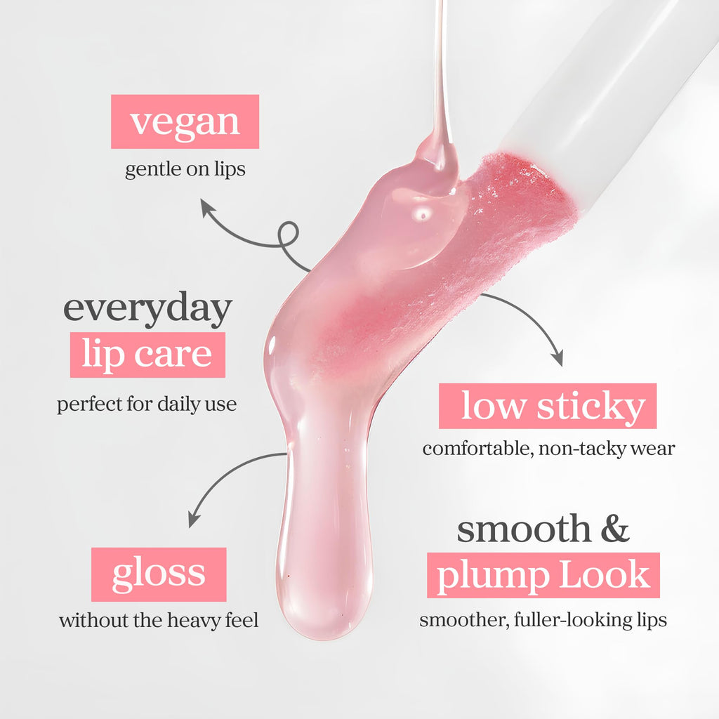 NOONI Korean Lip Oil - Applepeony - pH Color-Changing Plumping Lip Gloss