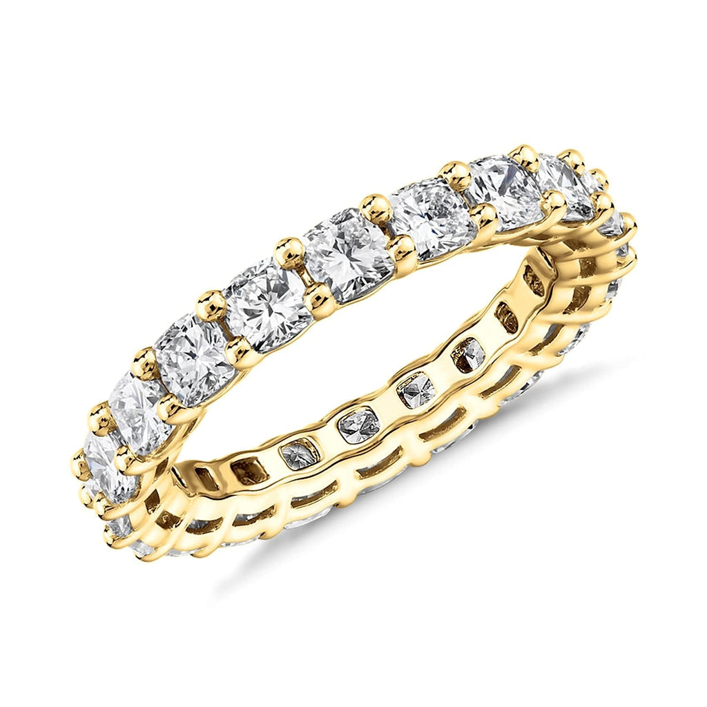 PAVOI 14K Yellow Gold Plated Rings Square for Women, Yellow Gold