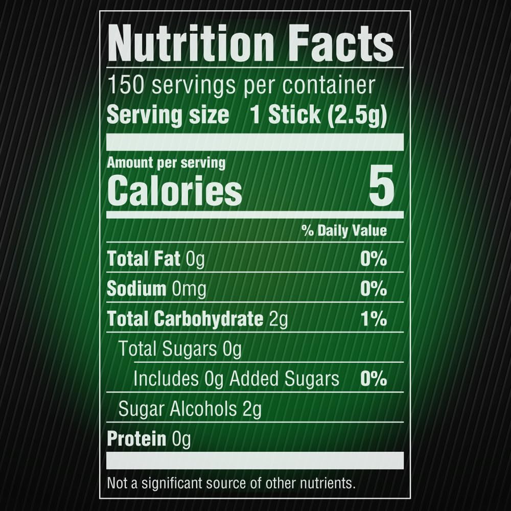 5 GUM Spearmint Rain Sugar Free Chewing Gum, Bulk, 15 Stick, 10 Pack
