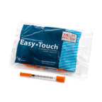 EasyTouch U-100 Insulin Syringes (30G 0.3cc 5/16") - 100ct.
