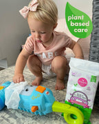 Dapple Baby All Purpose Wipes, Hint of Lavender, Plant Powered, Hypoallergenic, 30 Count (Pack of 4)