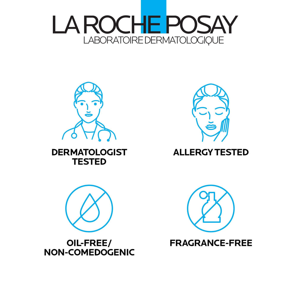 La Roche-Posay Effaclar Deep Cleansing Foaming Facial Cleanser, Cream Cleanser & Daily Face Wash for Oily Skin & Acne Prone Skin to Minimize Look of Pores