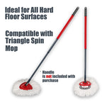 homsis 6 Pack Mop Head Replacement Compatible with O Ceda EasyWring Spin Mop Replace Refills for Ocedar, Deep Cleaning Machine Washable and Easy-to-Replace