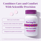 BariMelts Multivitamin, 60 Fast-Dissolving Tablets (1-Month Supply), Sugar-Free Bariatric Multivitamin for Women, Natural Fruit Flavor