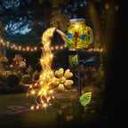 SRNPMIU Solar Watering Can Light, Yard Outdoor Decor Lights, IP65 Waterproof, Hanging Dragonfly Garden Light, Outside Garden Flower Bed Decor, Women Gift, Birthday Gifts
