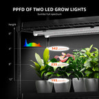 Spider Farmer 4 Tier Mini Greenhouse Plant Shelf with Grow Lights Indoor